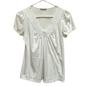 Forever 100% cotton knit short sleeve top